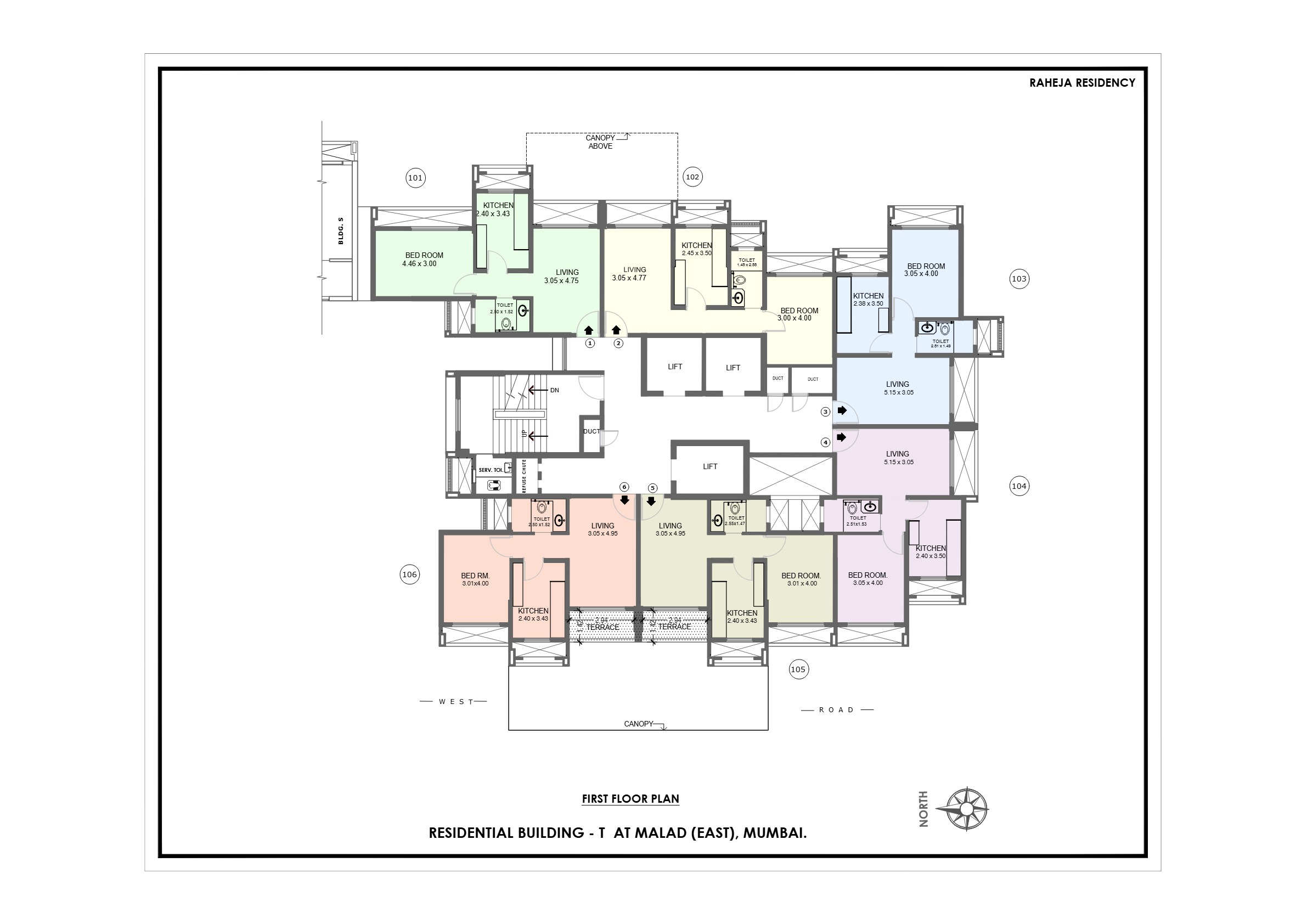 K Raheja Residency Master Plan